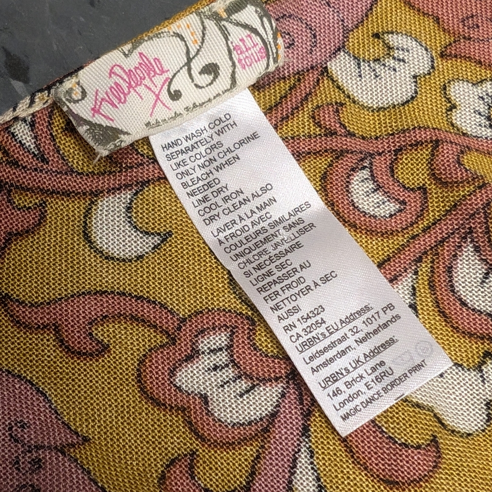 Floral Yellow Women's Top - Picture 4 of 7
